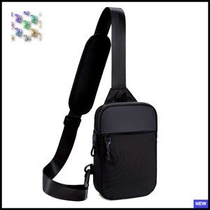 RFID Blocking Sling Backpack Crossbody Chest Bag Travel Utility Unisex Casual